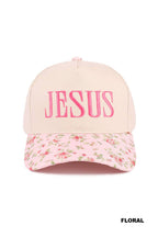 Jesus two tone canvas Ballcap