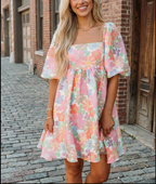 Spring Fling Babydoll Dress