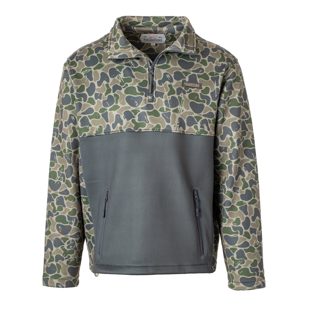 Backwoods Camo Quarter Zip (649)