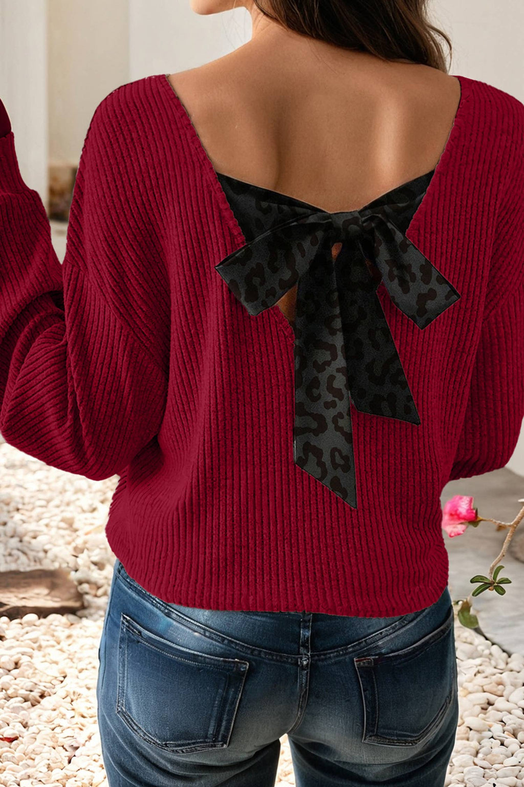 Pretty Fierce Bow Back Top