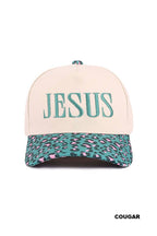 Jesus two tone canvas Ballcap