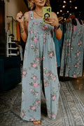 Beau High Waist Denim Jumpsuit