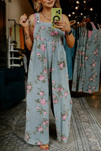 Beau High Waist Denim Jumpsuit