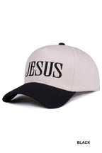 Jesus two tone canvas Ballcap