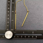 Minimalist 18K Golden Stainless Steel Lariat Necklace - FGS