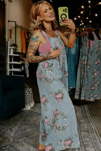 Beau High Waist Denim Jumpsuit