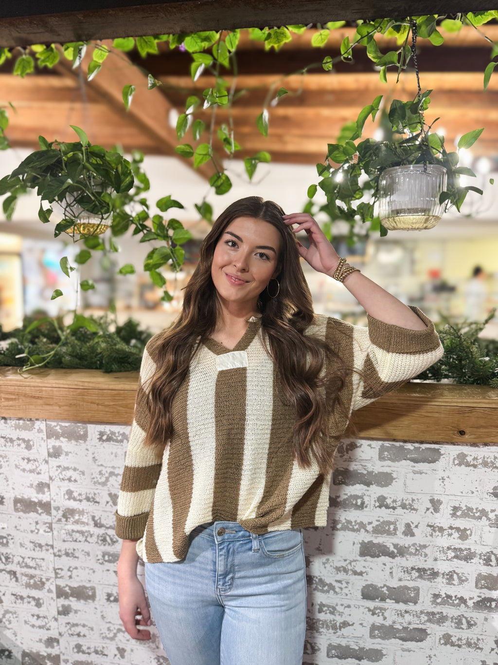 Espresso Colorblock Sweater