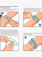 Chasing Fin Adjustable Hook Bracelet/Anklet