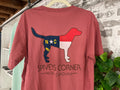 Adult T-Shirt - At 13 Canine Flag Design