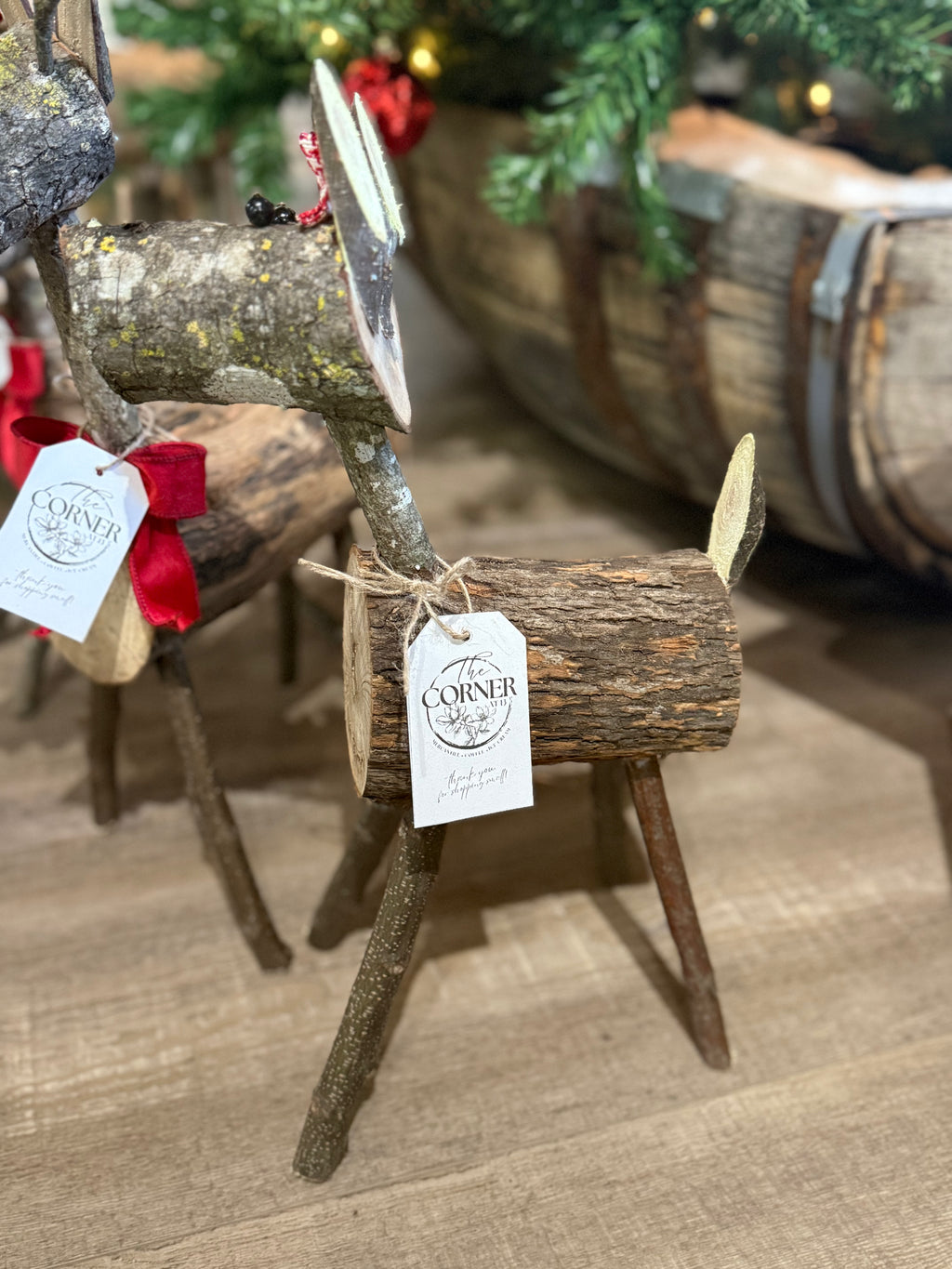 Handmade Wooden Reindeer (3 sizes)