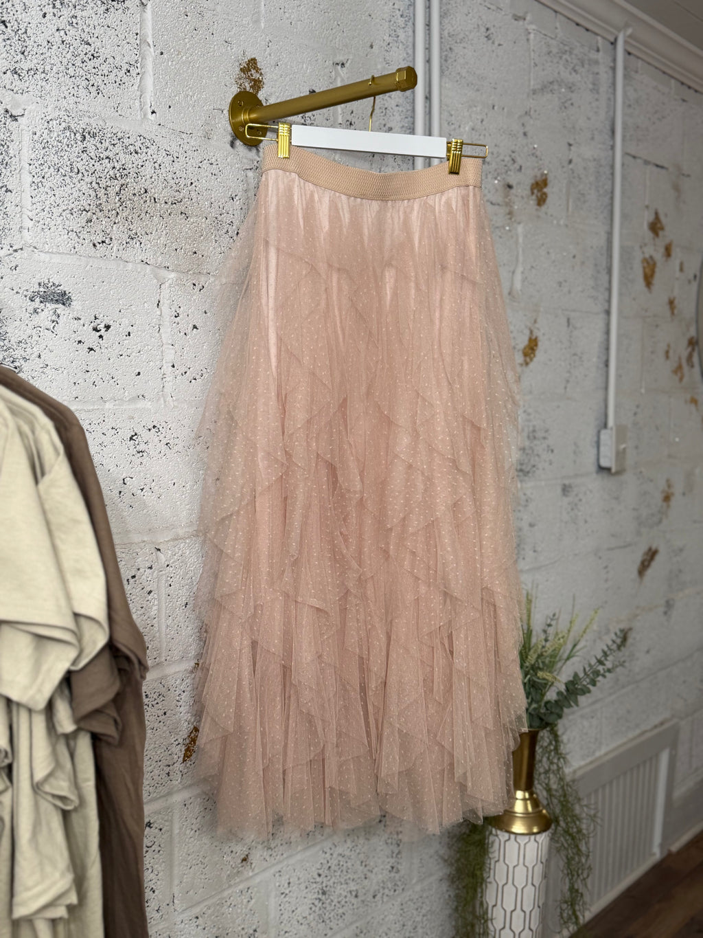 Ruffle Maxi Skirt