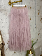 Ruffle Maxi Skirt