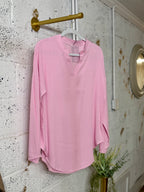 V-Neck Linen Shirt