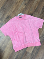 Fleur Mineral Washed Top - Pink