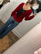 Pretty Fierce Bow Back Top