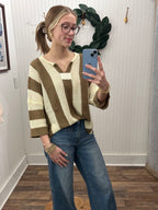 Espresso Colorblock Sweater