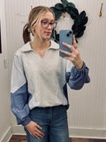 Coastal Skies Dolman Top