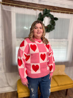 All the Love Mock Neck Sweater