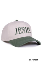 Jesus two tone canvas Ballcap