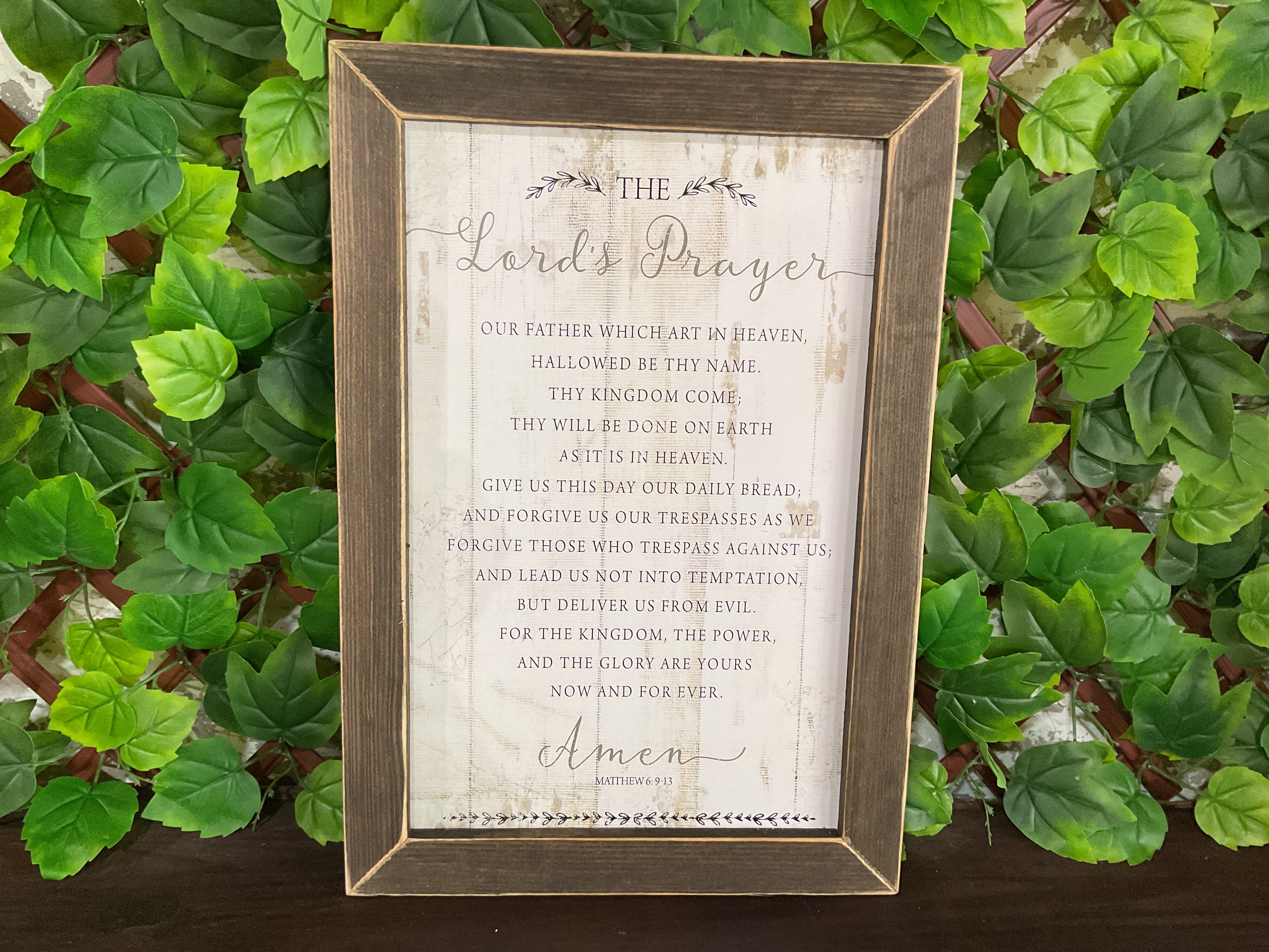 The Lords Prayer Frame
