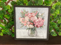 Pretty Pink Posies Box Frame 18x18