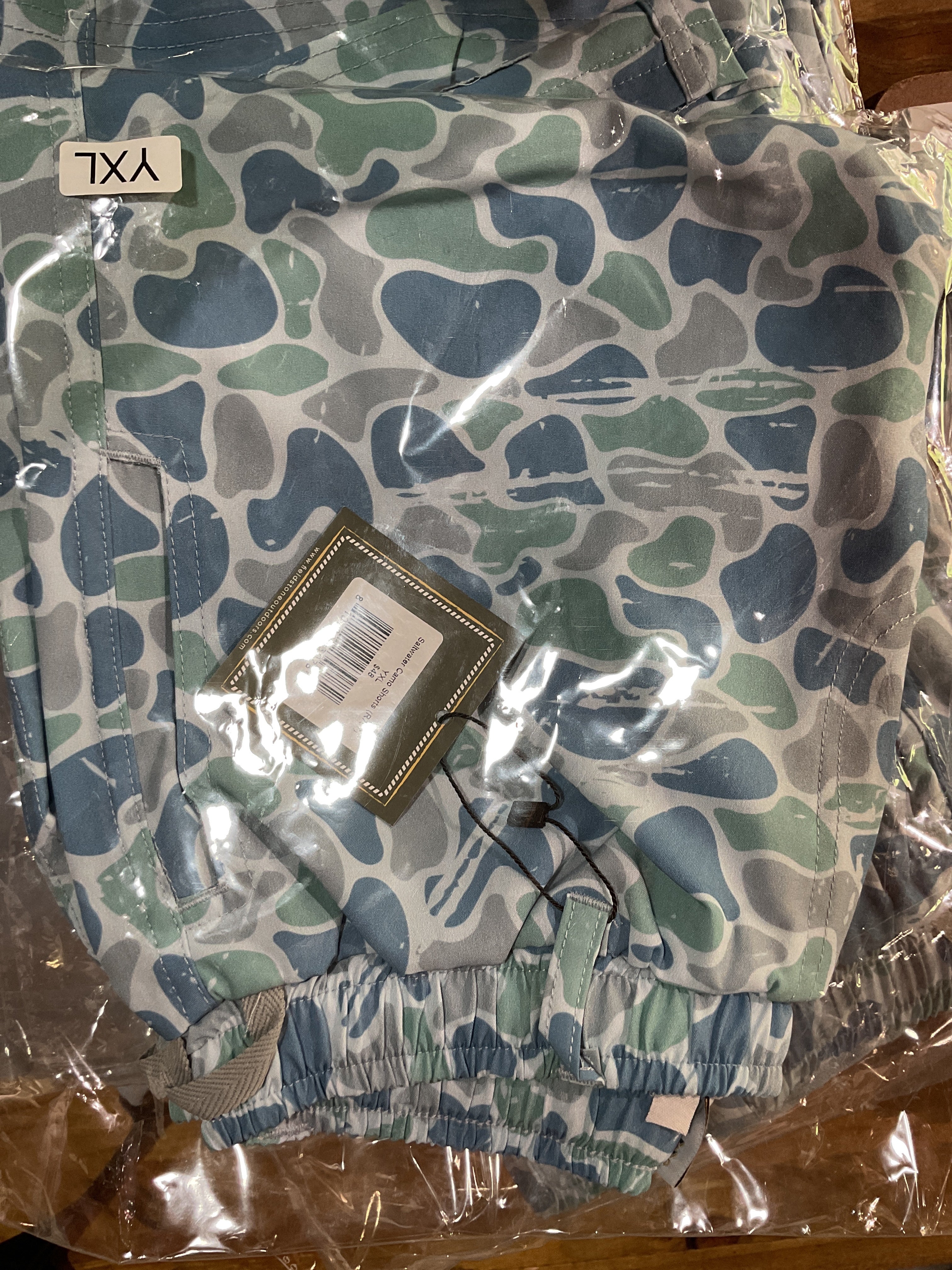 Youth Saltwater Camo Shorts