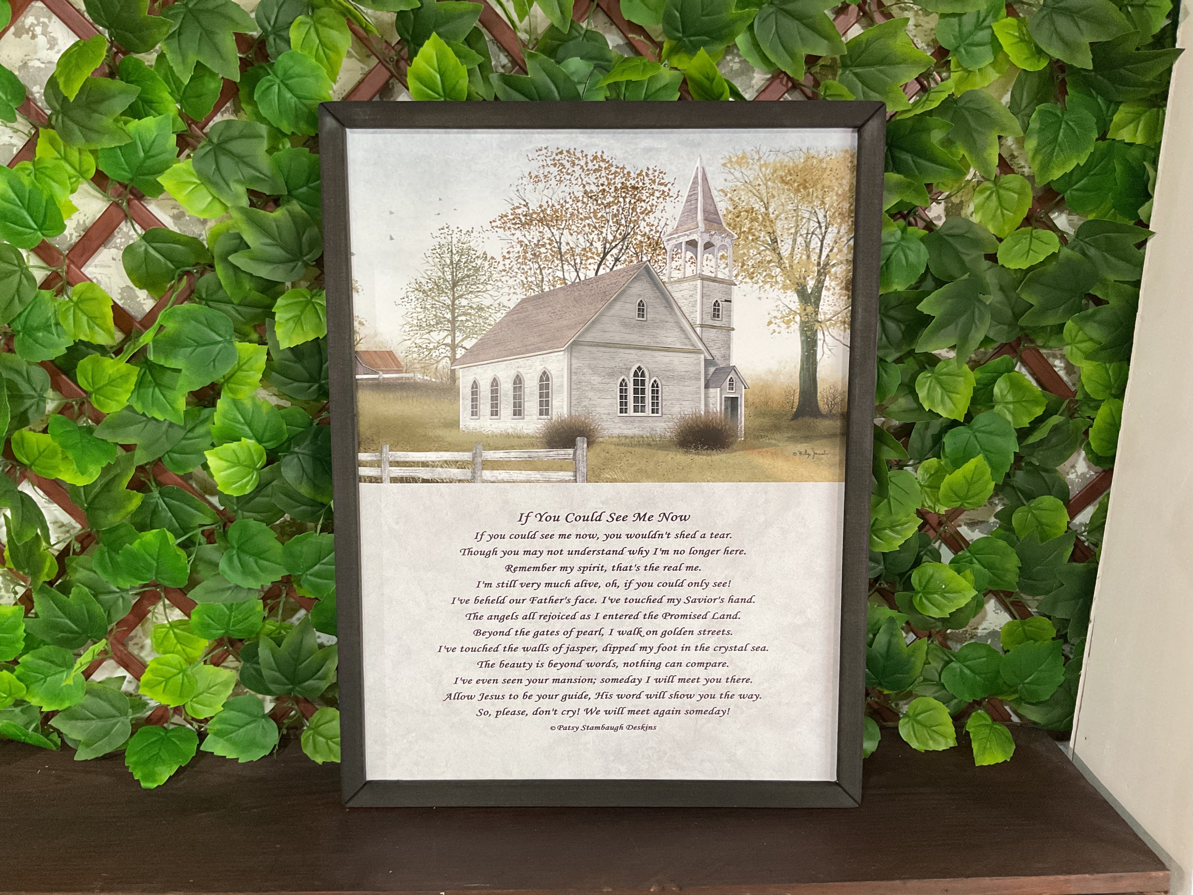 If You Could See Me Now Box Frame